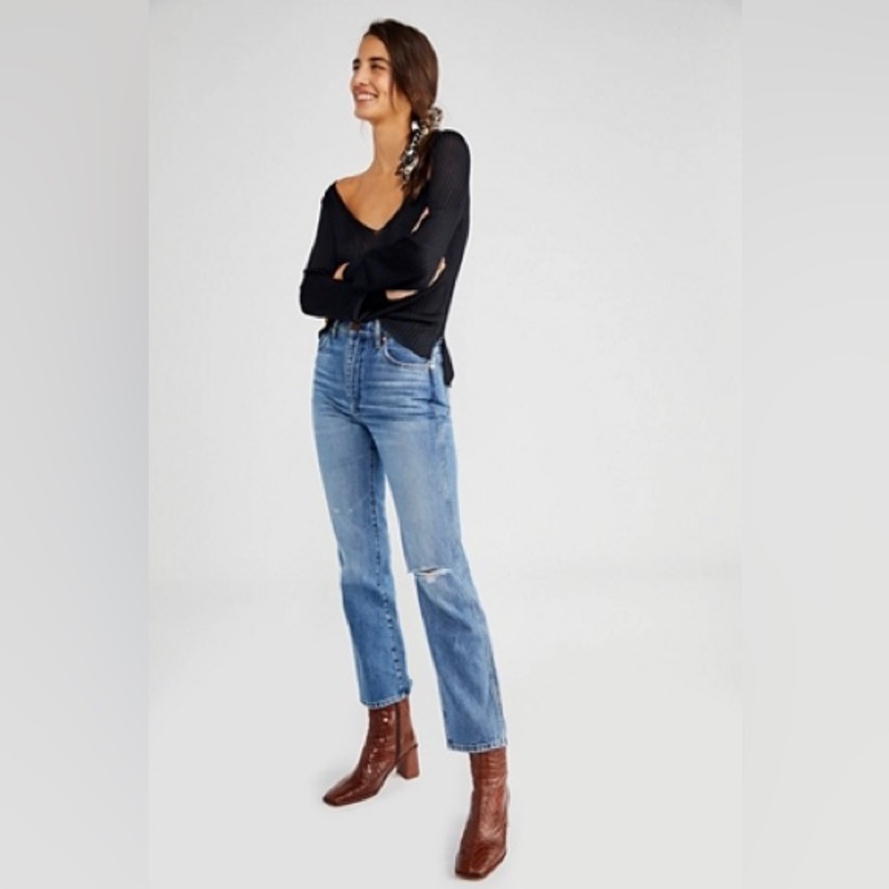 Wrangler Wild West High Rise Straight Jeans W30 L28